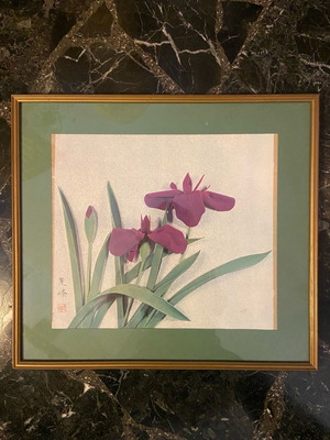 Ιαπωνική τέχνη εκτύπωση woodblock μεταχειρισμένη, δεκαετίας 60