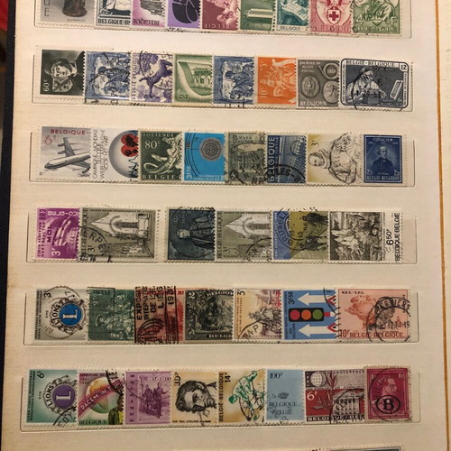 Stamp collection like new, Belgium, Austria and Reich sets