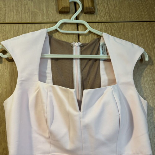 Bsb pink midi dress size 42 like new with chest and back detail