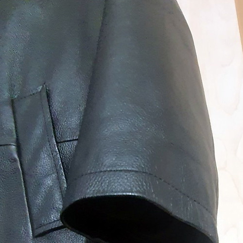 Prime 1 Studio leather coat used, black, size M