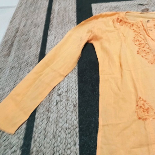 Women's summer blouse like new, orange, size L