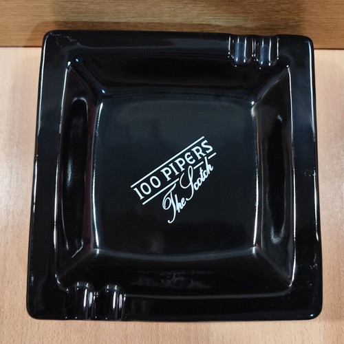 100 Piper's Scotch Whisky Ceramic Ashtray like new