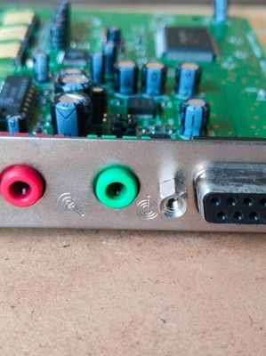 Creative Labs CT4810 sound card used, PCI
