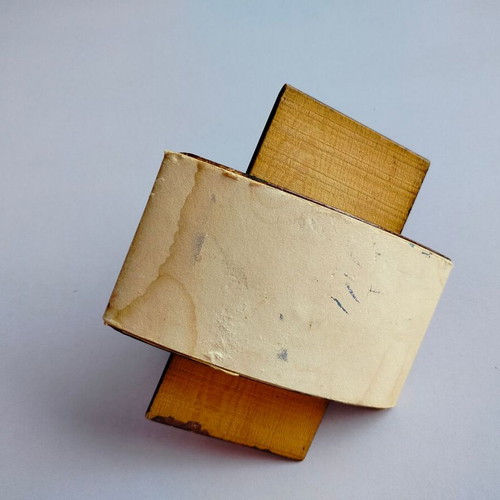 Vintage wooden blotter used with stains and marks