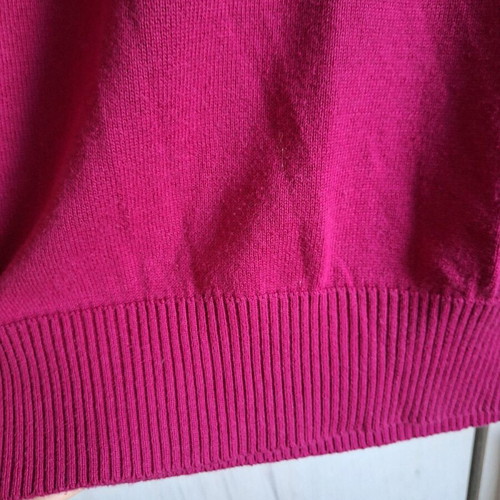 De Blasio men's sleeveless sweater cyclamen XXL like new