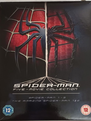 Spider-man five movie collection като нов, Blu-Ray без гръцки субтитри