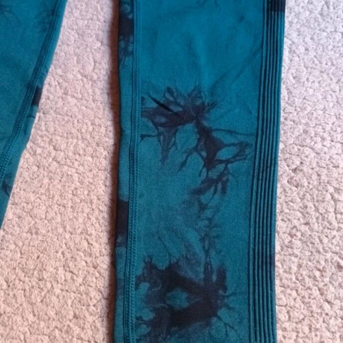 Push up leggings petrol like new, size L