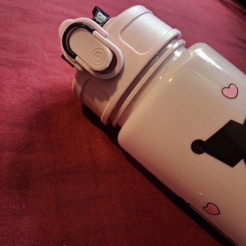 Kuromi by Sanrio water bottle with straw new