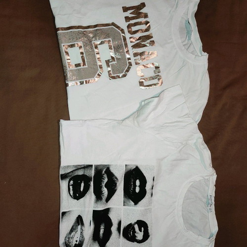 Blouses used, one large and one medium