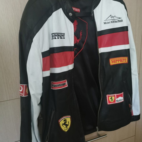 Ferrari Michael Schumacher Vintage leather jacket L used