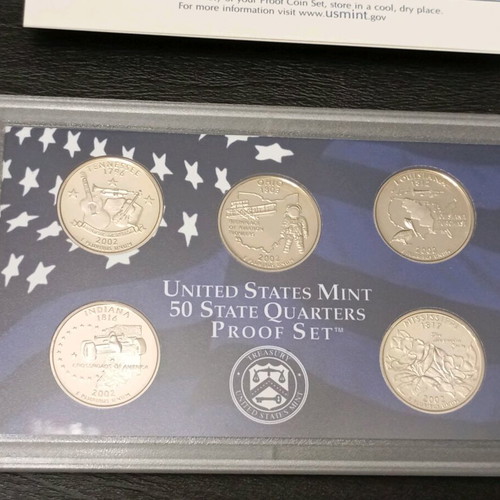 United States Proof Set 2002 with 5 Uncirculated Coins