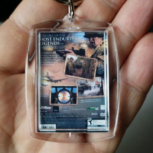 Call of Duty 2 Big Red One PS2 acrylic keychain