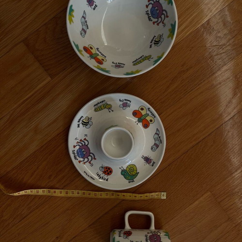 Porcelain kids dinner set 4 pieces DMD KIDS like new