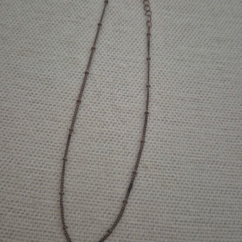 Choker in vintage bronze color like new, adjustable length