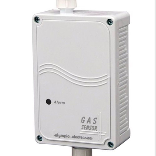 Olympia Electronics BS1632 2-zone gas detection panel set with siren and 3 gas detectors