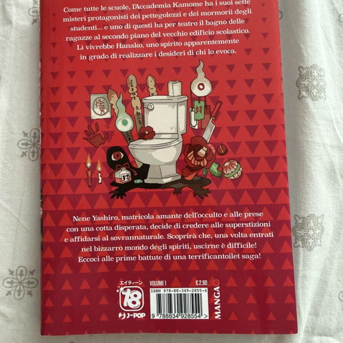 Toilet Bound Hanako Kun manga like new, Italian