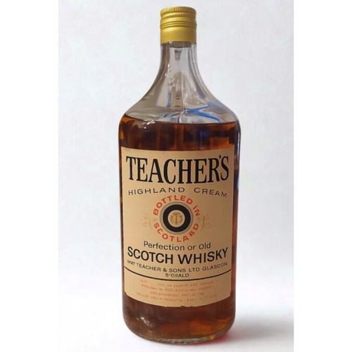 Teacher's Highland Cream Scotch Whisky 1970 2L new