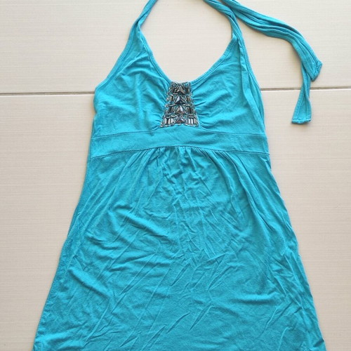 Dress with strap like new, size M/L, blue