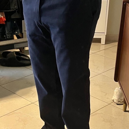 Nautica chino trousers like new, size W34L34, navy blue