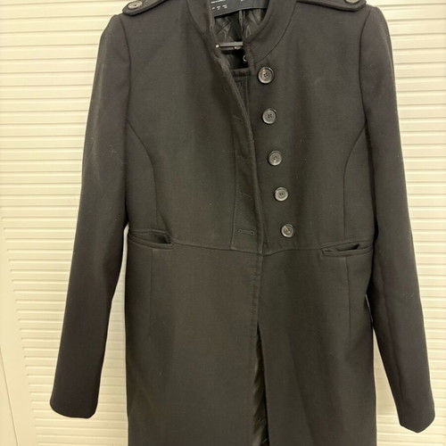 Παλτό Zara μαύρο medium σαν καινούργιο