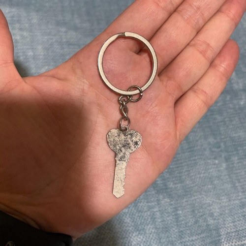 I love you keychain used