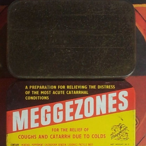 Meggezones box used, British