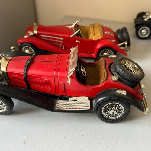 Burago 1/18 Antique Model Cars used, made in Italy