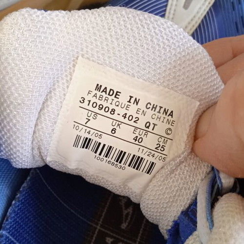 Nike Air Max360 sneakers used, blue, size 40