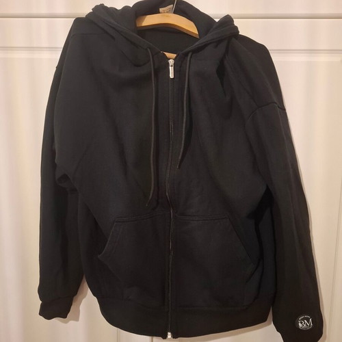 BodyMove Black Hoodie with Zipper XXL like new