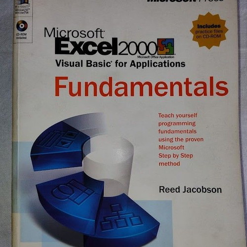 Microsoft Excel 2000 Visual Basic for Applications Fundamentals book like new