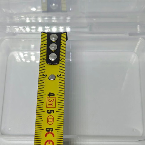 Plastic storage boxes set like new, pack of 10, food safe transparent