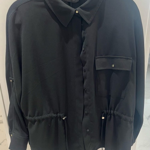 Black fabric set Zara used, size Large