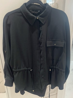 Black fabric set Zara used, size Large
