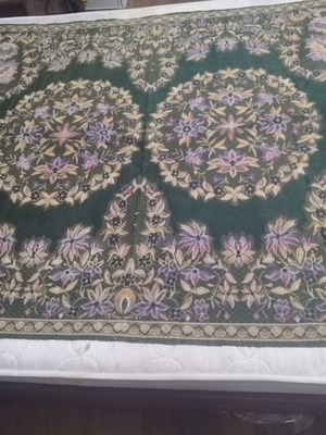 Handmade traditional woven textile 1960 used with floral motifs