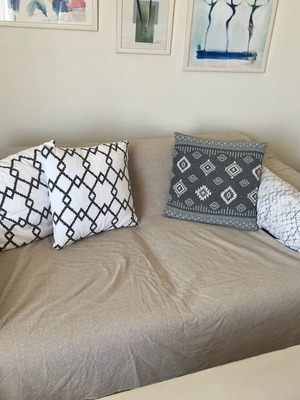 Two-seater sofa used