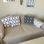 Two-seater sofa used