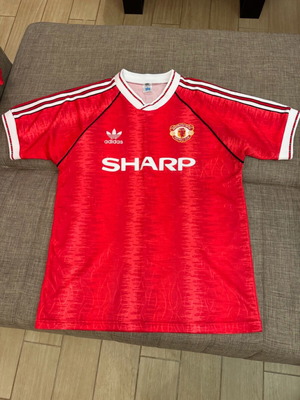Manchester United 1990/92 retro shirt size L like new