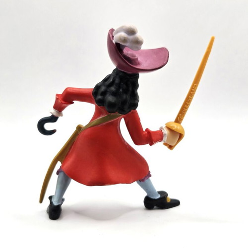 Captain Hook Bullyland figure used vintage Disney PVC collectible