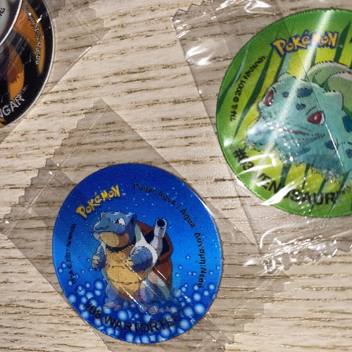 Pokemon Tazos 3D complete set 50/50, like new