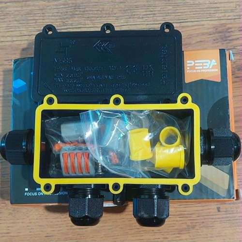 Junction box new, waterproof connector, IP68 protection