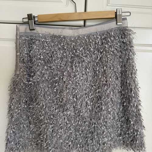 Zini Boutique textured mini skirt EU 38 like new, grey