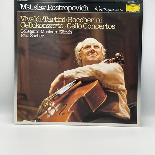 Mstislav Rostropovich Vivaldi Tartini Boccherini Cello Concertos LP used