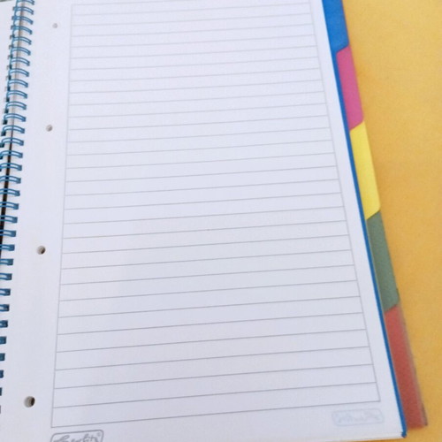 Notebook A4 with 5 subjects new