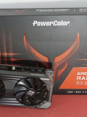 Power Color Red Devil AMD Radeon RX 6600 XT 8GB видео карта употребявана