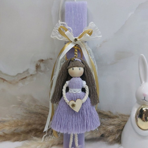 Handmade Easter set with candle, jewelry box and bookmark