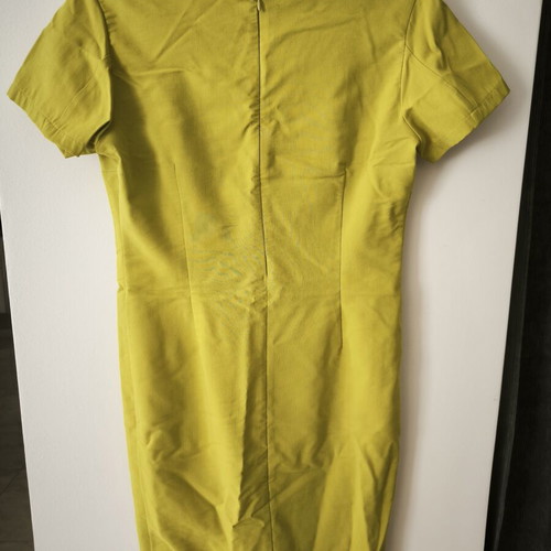 Mini dress, light green, short sleeve, back zipper