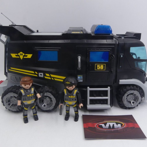 Playmobil 9360 City Action SWAT Tactical Unit Command Truck used