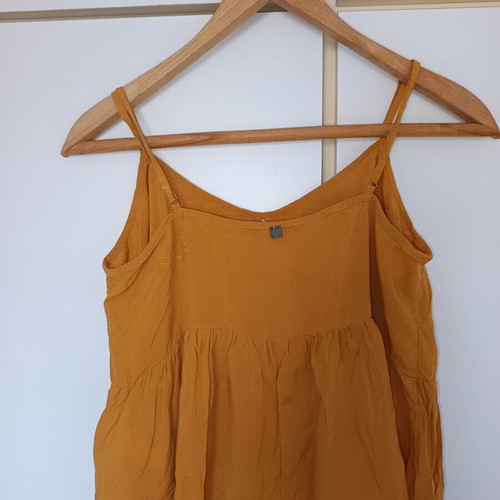 Attrattivo mustard yellow cami top used, size L