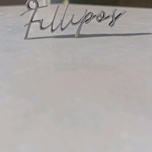 3D Printed Key Brelock with Custom Name Design