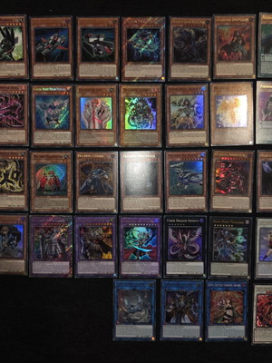 Yu-Gi-Oh card collection, foils and rares, pack of 128
